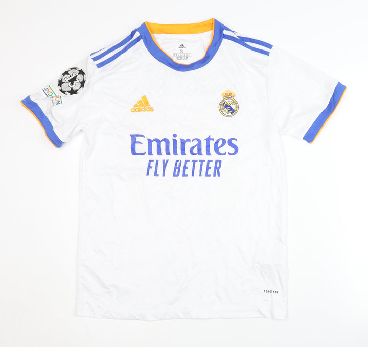Adidas Real Madrid Home Shirt VINI JR. 20 White S Adults