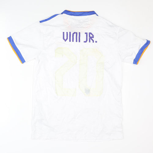 Adidas Real Madrid Home Shirt VINI JR. 20 White S Adults