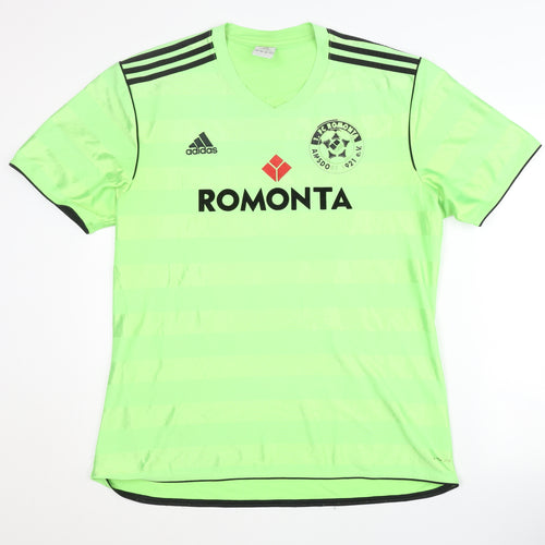 Adidas Adult XL Green Home Shirt - Short Sleeves