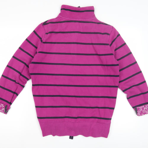 Per Una Women's Pink Striped Pullover Sweatshirt, M