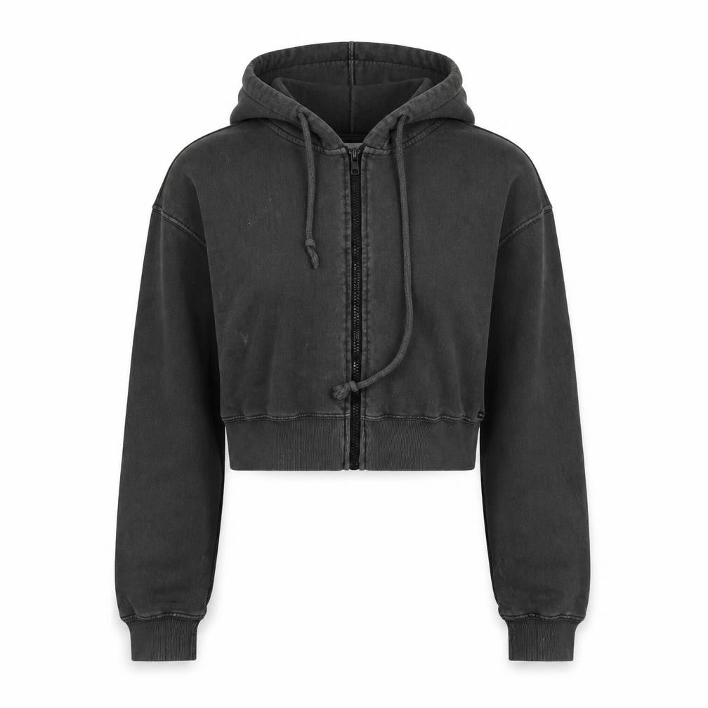 Pull&Bear Teens Black Full Zip Hoodie, Size 12