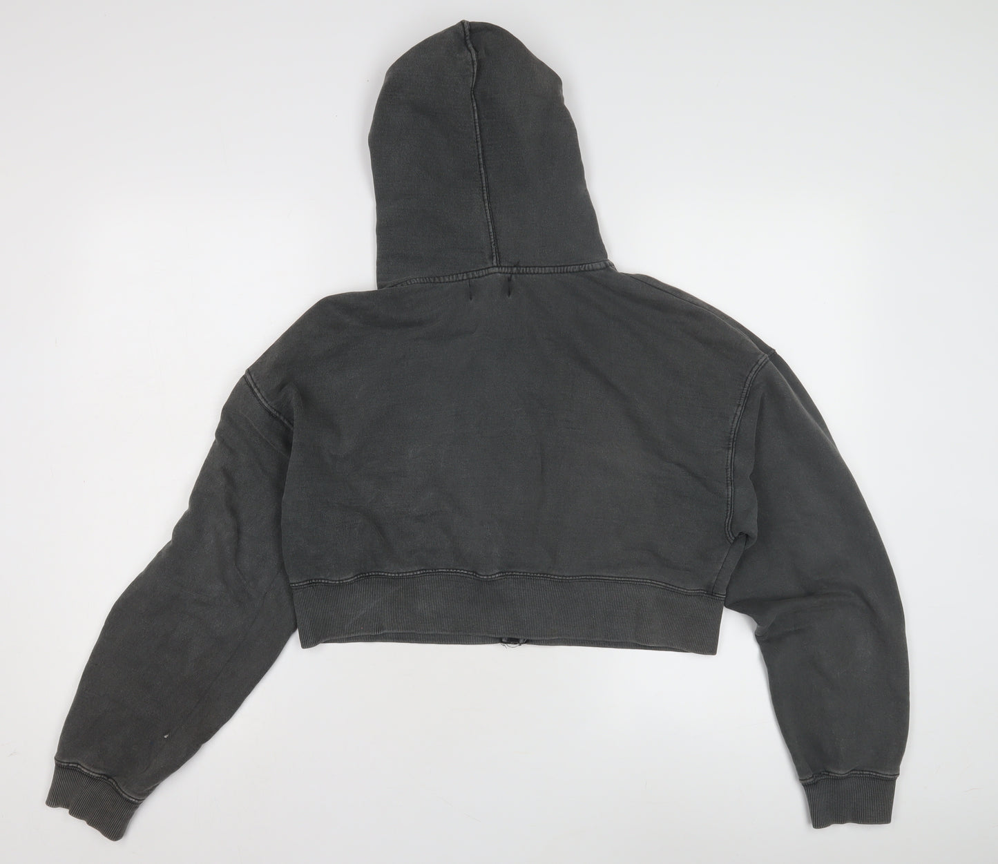 Pull & Bear Teens Black Full Zip Hoodie, Size 12
