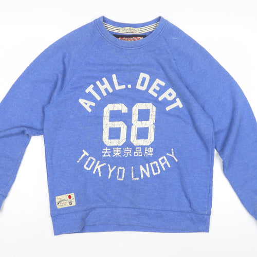 Tokyo Laundry Men's Blue Pullover Sweatshirt S