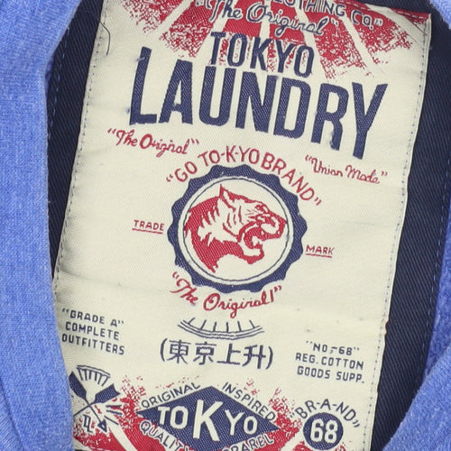 Tokyo Laundry Men's Blue Pullover Sweatshirt S