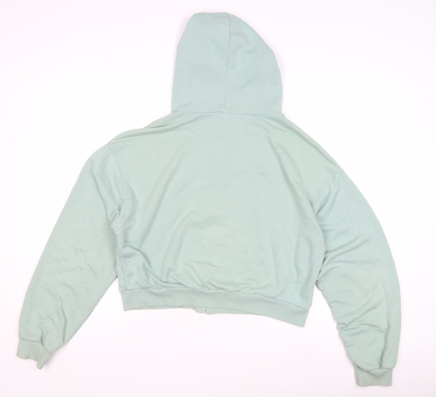 NLY Trend Women's Green Full Zip Hoodie - M