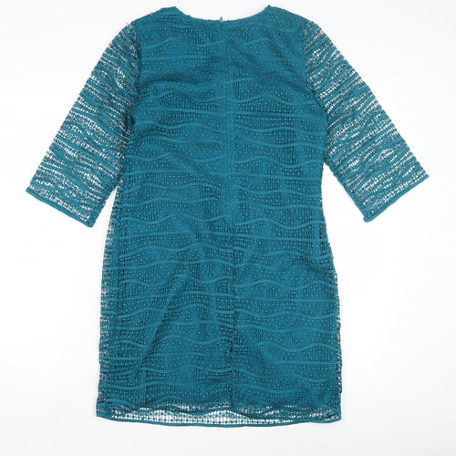 MNG Collection Women's Blue XS Sheath Party Dress