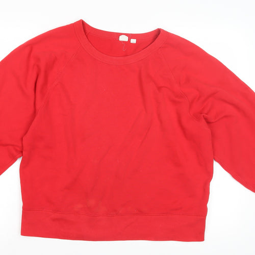 GAP Women's Red XL Pullover Sweatshirt