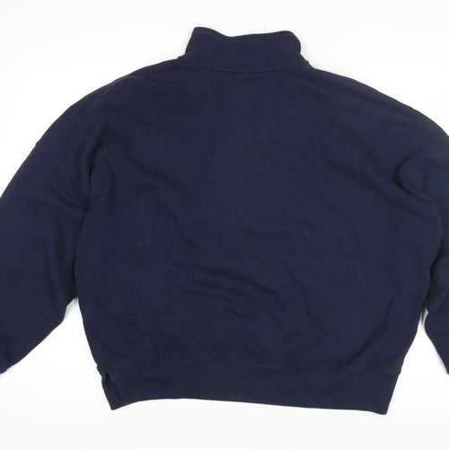 Abercrombie & Fitch Men’s Blue 1/4 Zip Sweatshirt XL