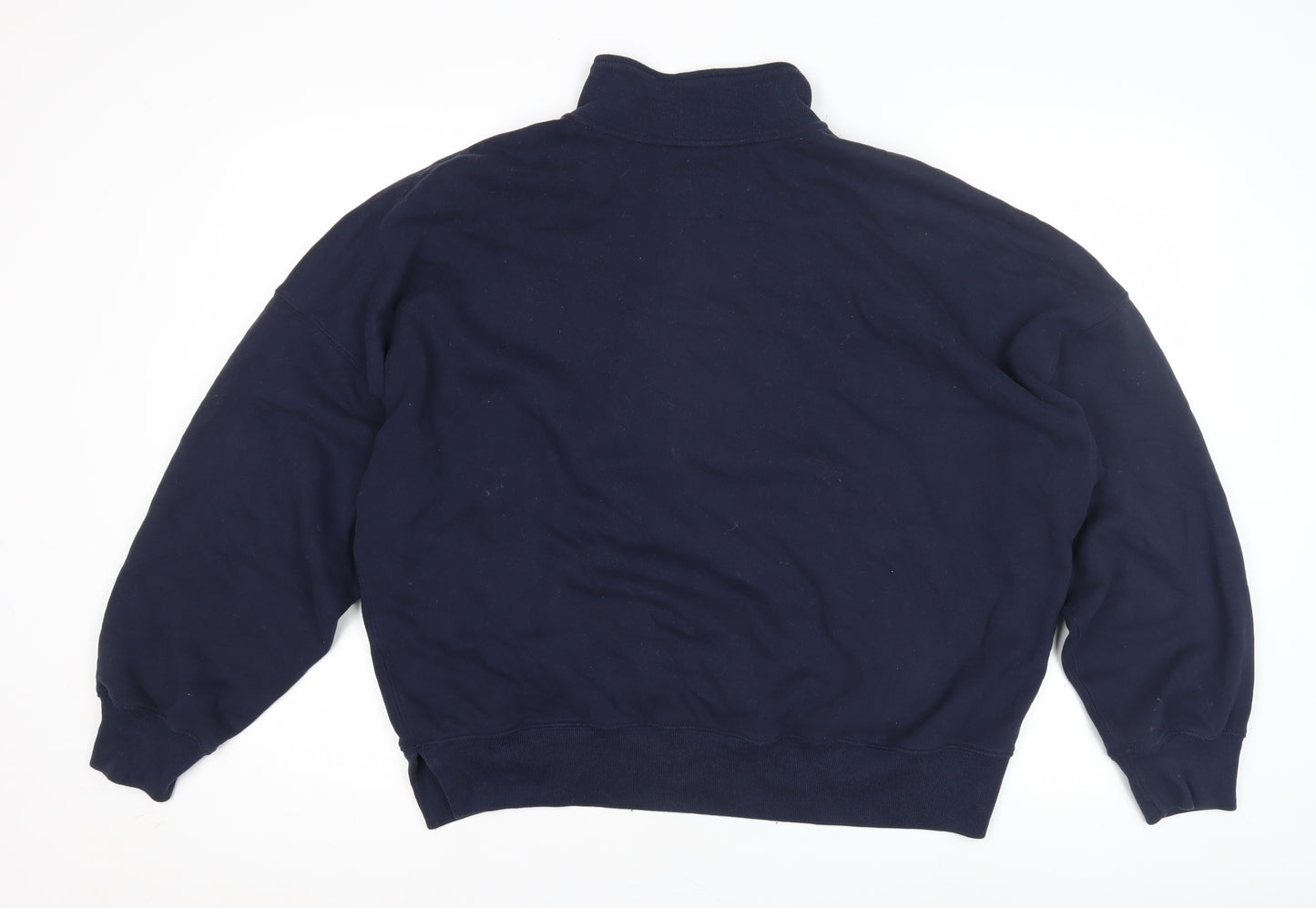 Abercrombie & Fitch Men’s Blue 1/4 Zip Sweatshirt XL