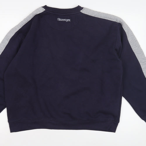 Slazenger Men's Blue L Pullover Sweatshirt
