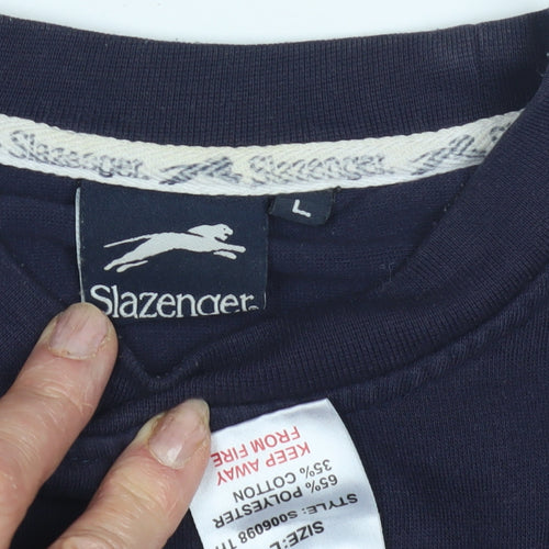 Slazenger Men's Blue L Pullover Sweatshirt