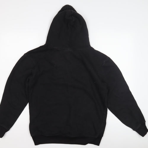304 Unisex Black Hoodie XS Casual Pullover