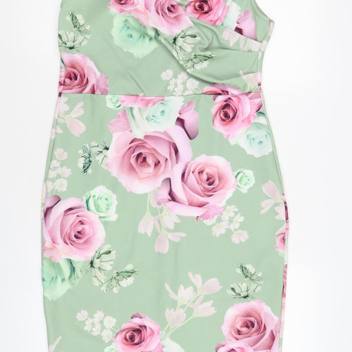 Quiz Women’s Multicoloured Floral Bodycon Dress