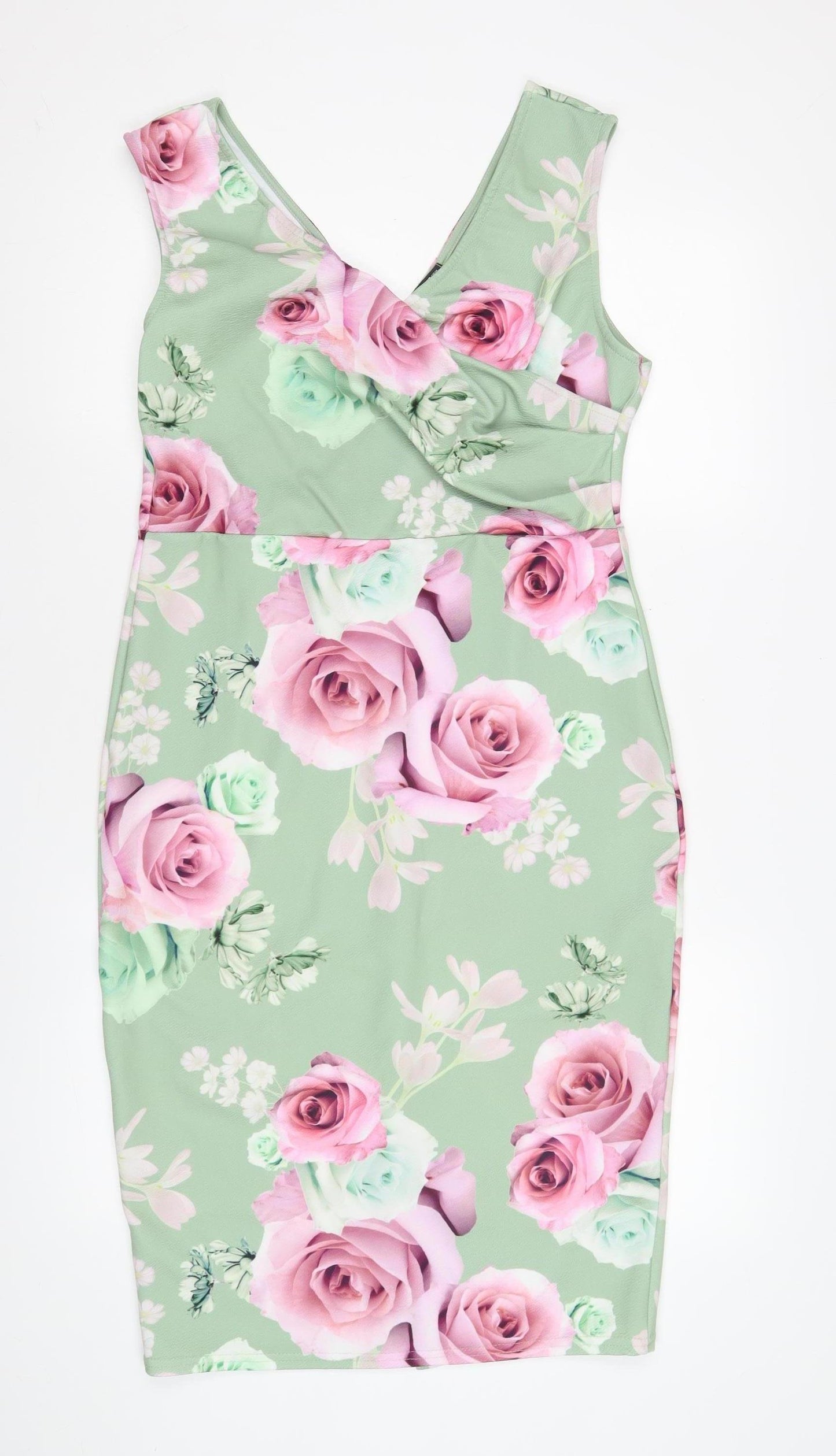 Quiz Women’s Multicoloured Floral Bodycon Dress