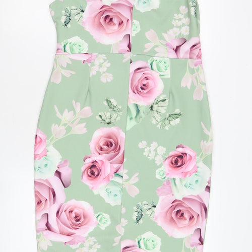 Quiz Women’s Multicoloured Floral Bodycon Dress