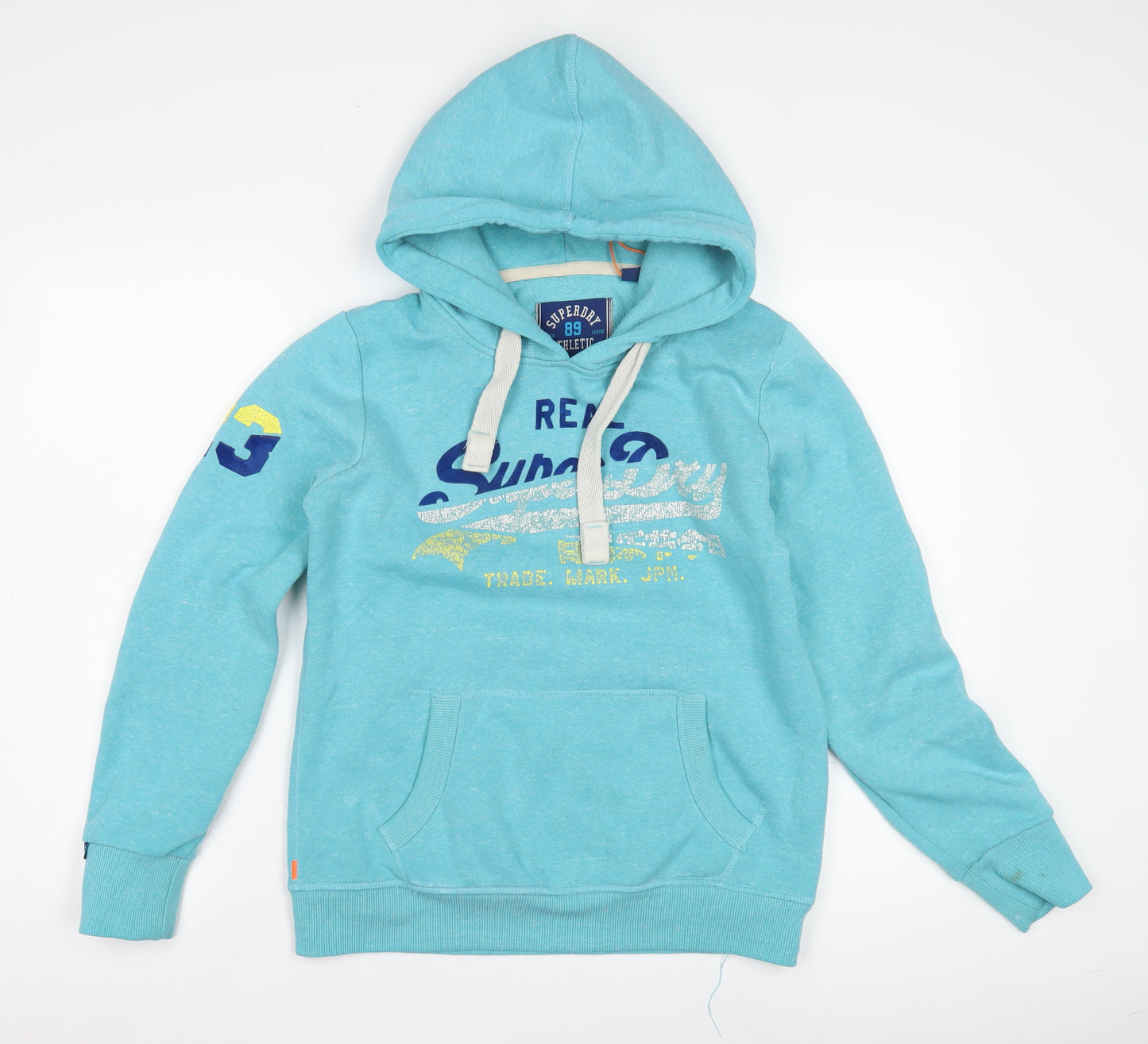 Superdry Women’s Blue Pullover Hoodie Size M