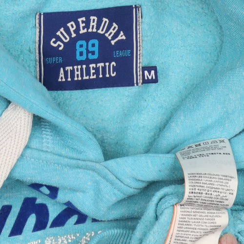 Superdry Women’s Blue Pullover Hoodie Size M
