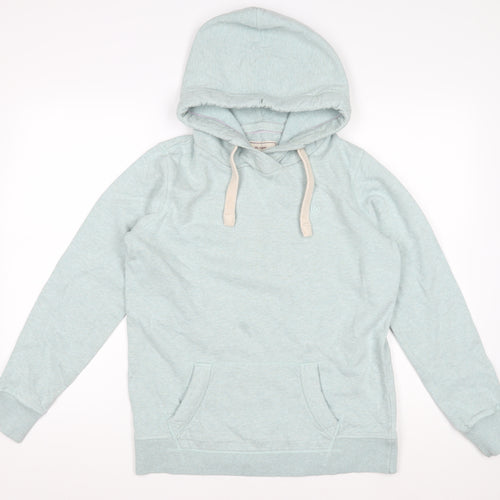 Fat Face Women's Blue Hoodie, UK 8, Cotton Blend, Casual