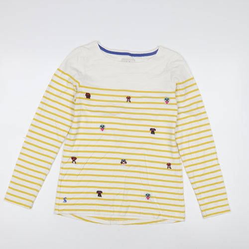 Joules Women's Striped T-Shirt, Size 6, Multicoloured
