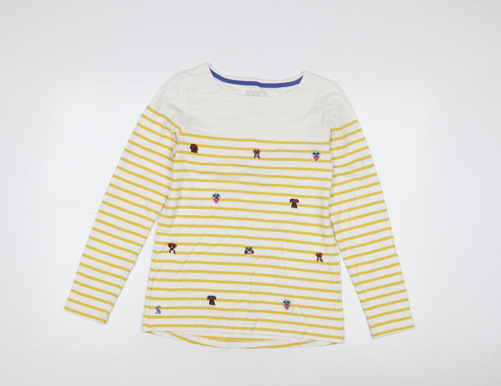 Joules Women's Striped T-Shirt, Size 6, Multicoloured