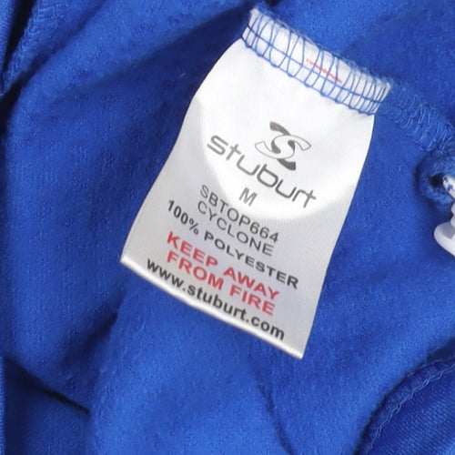 Stuburt Men's Blue 1/4 Zip Thermal Sweatshirt Medium