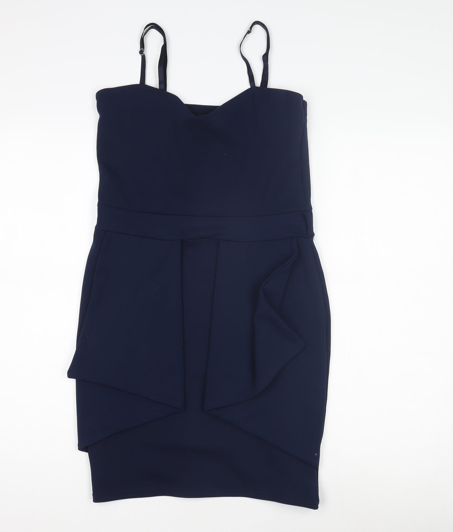 Quiz Women's Blue Bodycon Mini Dress Size 12