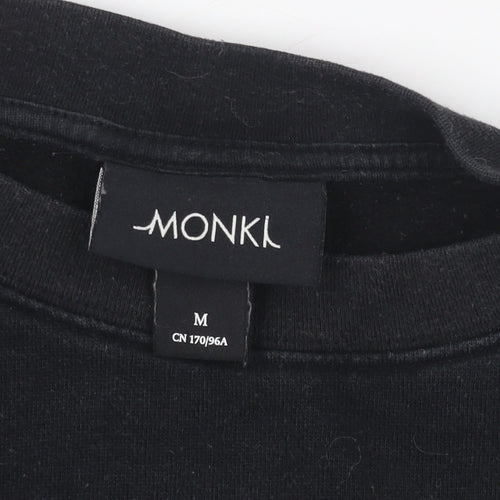 Monki Women's Black Pullover Sweatshirt - M