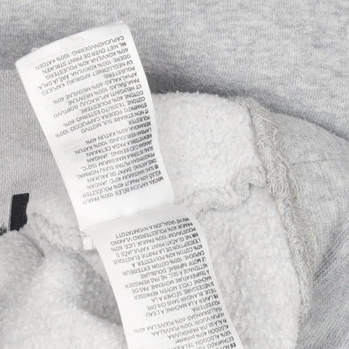 H&M Men's Grey XL Pullover Hoodie with Graphic Print