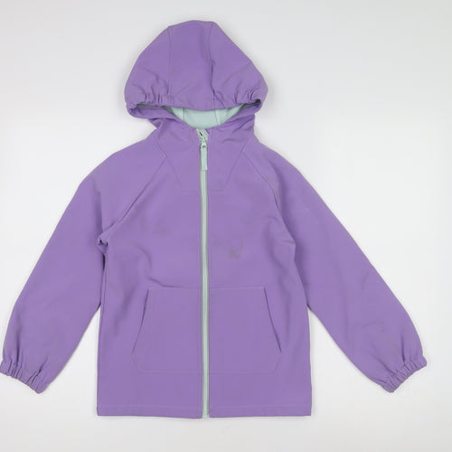 Mountain Warehouse Girls Purple Hooded Jacket 9-10 Years