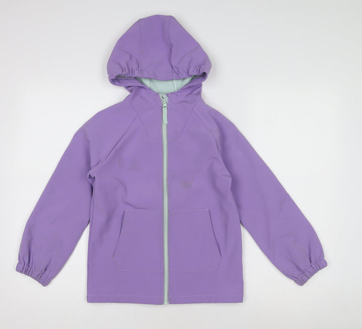 Mountain Warehouse Girls Purple Hooded Jacket 9-10 Years