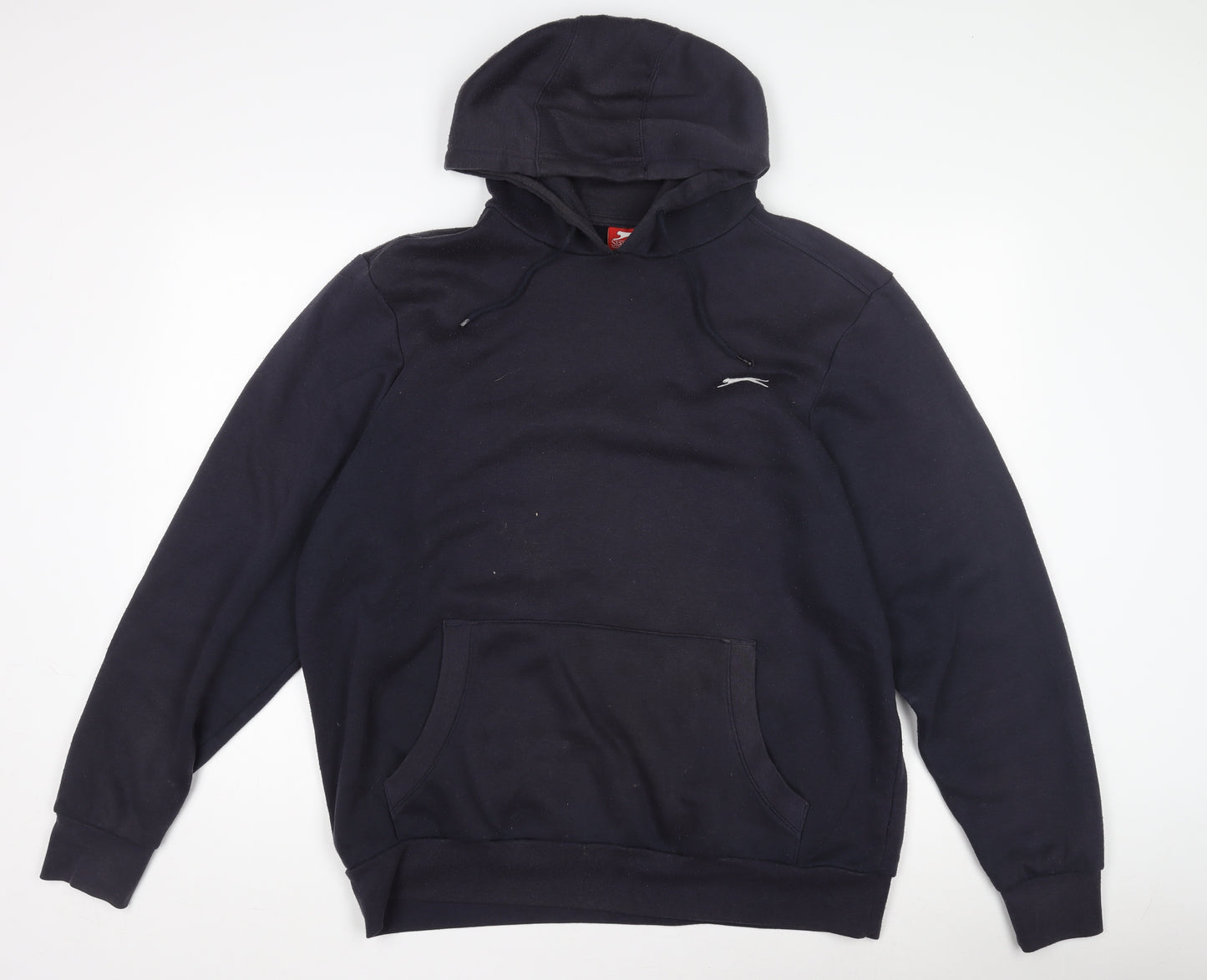 Slazenger Men’s Black Fleece Hoodie - L, Regular Fit