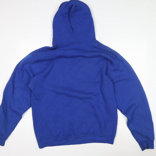 Russell Athletic Men's Blue Pullover Hoodie L