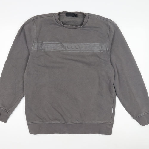 NICCE Men's Grey Pullover Sweatshirt M