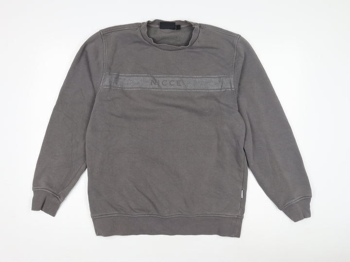 NICCE Men's Grey Pullover Sweatshirt M