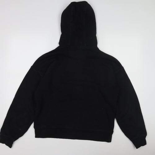 FILA Men's Black Pullover Hoodie M - Hooded with Pockets