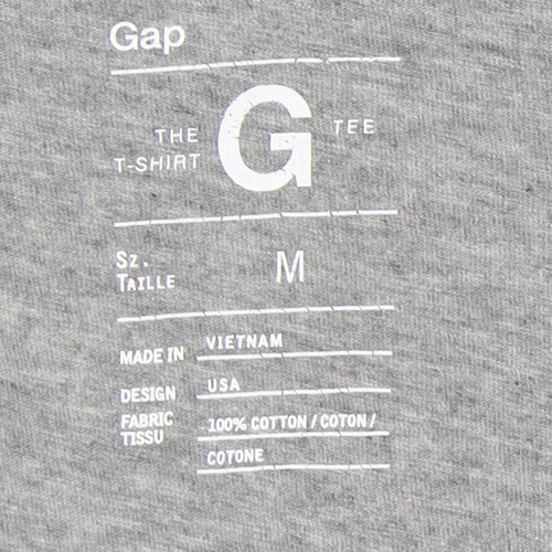 Gap Men's Grey Empire State Graphic T-Shirt M