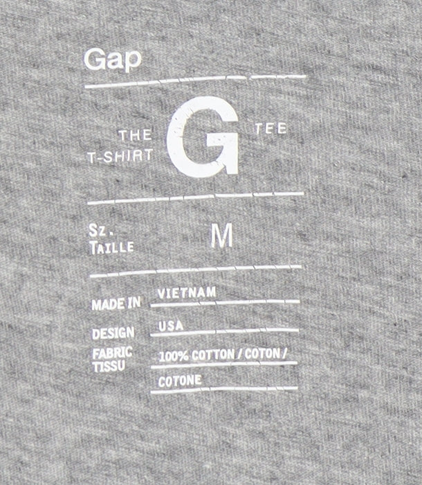 Gap Men's Grey Empire State Graphic T-Shirt M