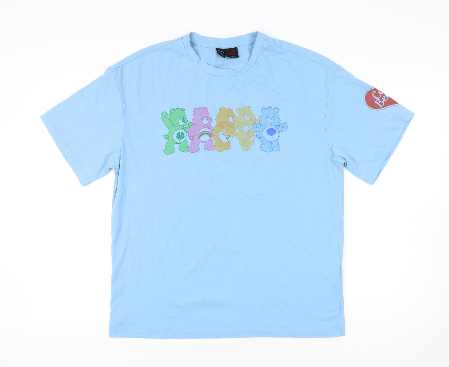 Romwe Blue Unisex T-Shirt Size 20 Crew Neck