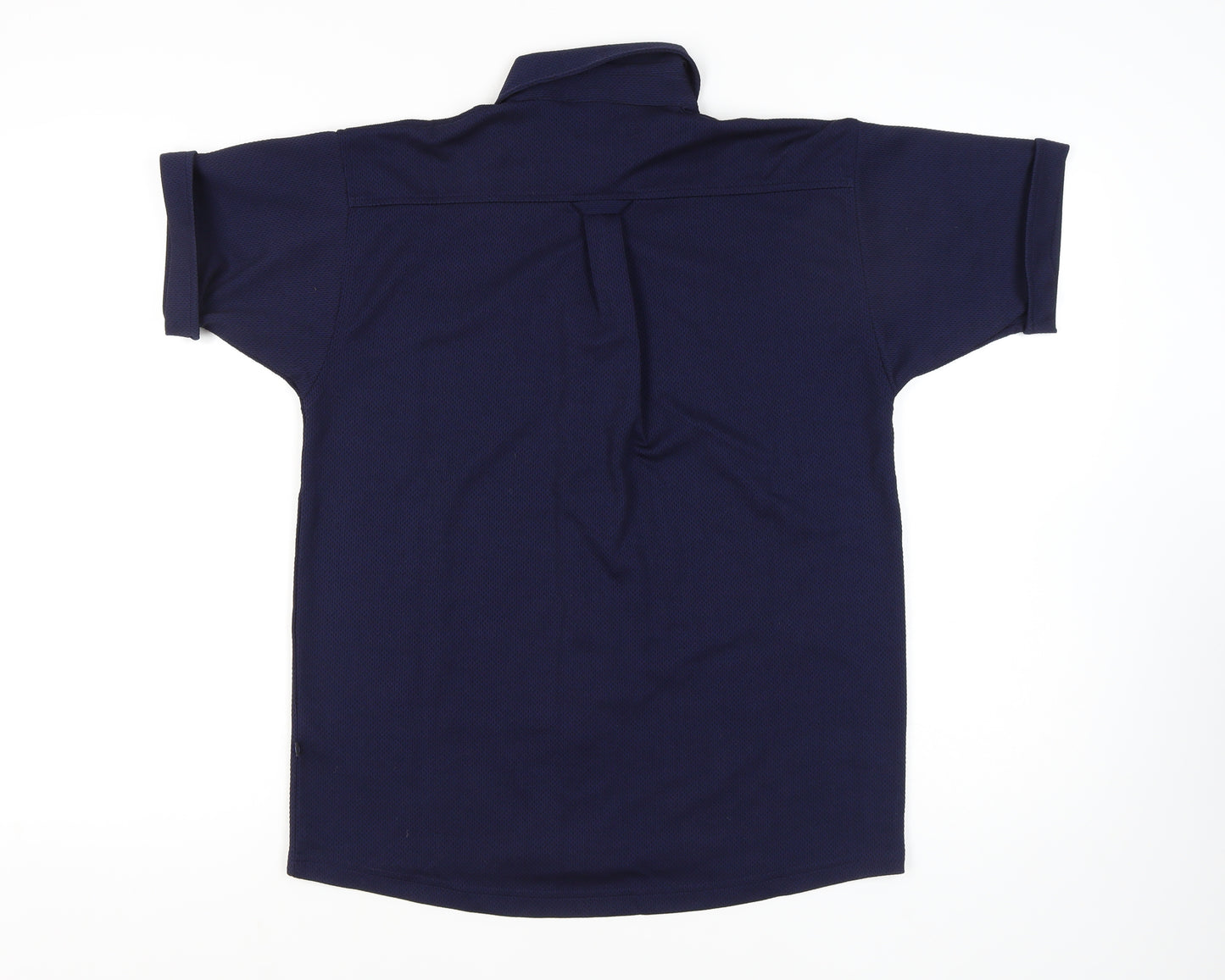 Ben Sherman Men's Blue Short Sleeve Button-Up Shirt