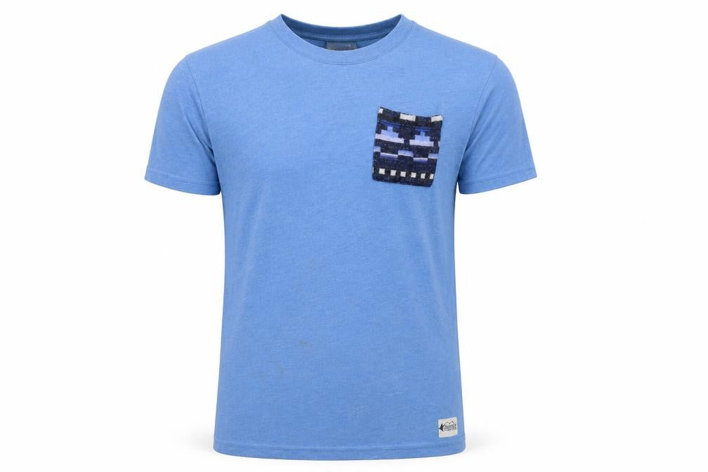 Front view of Trainer Spotter Blue T-Shirt Men’s M Graphic Print