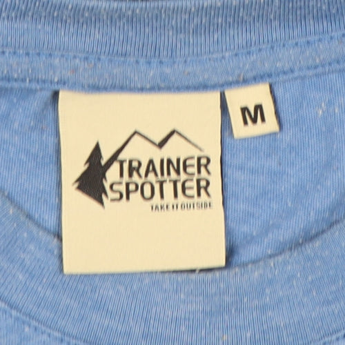 Trainer Spotter Blue T-Shirt Men’s M Graphic Print