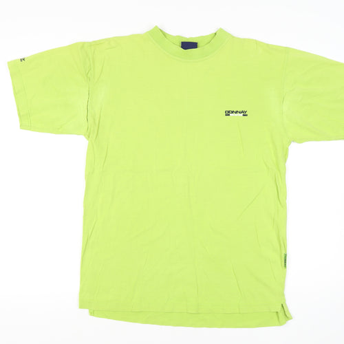 Donnay Men's Green Crew Neck Medium T-Shirt
