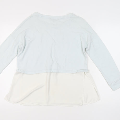 French Connection Women's White Cotton Cropped Top M
