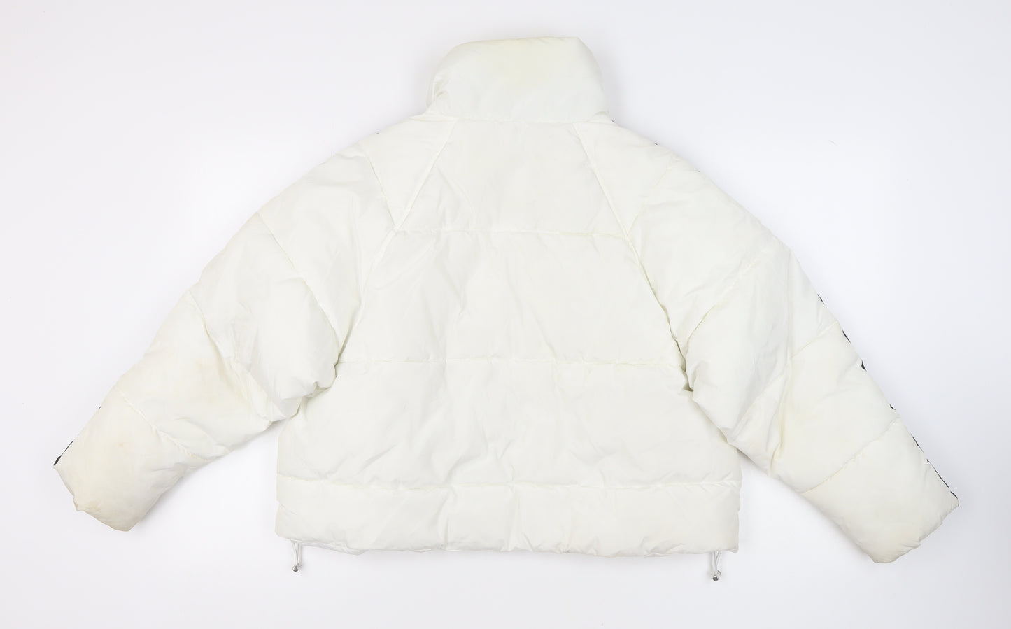 Topshop Women's White Puffer Jacket Size 10