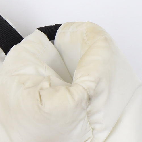 Topshop Women's White Puffer Jacket Size 10
