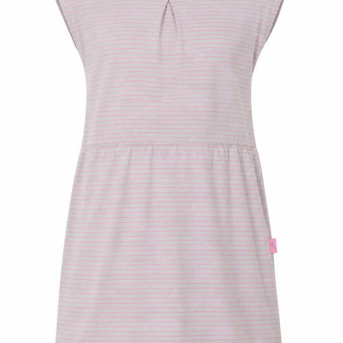 Trespass Girls Pink Striped T-Shirt Dress 7-8 Years