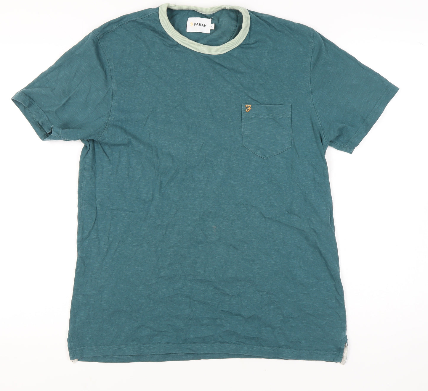 Farah Men’s Green XL Crew Neck T-Shirt