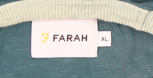 Farah Men’s Green XL Crew Neck T-Shirt