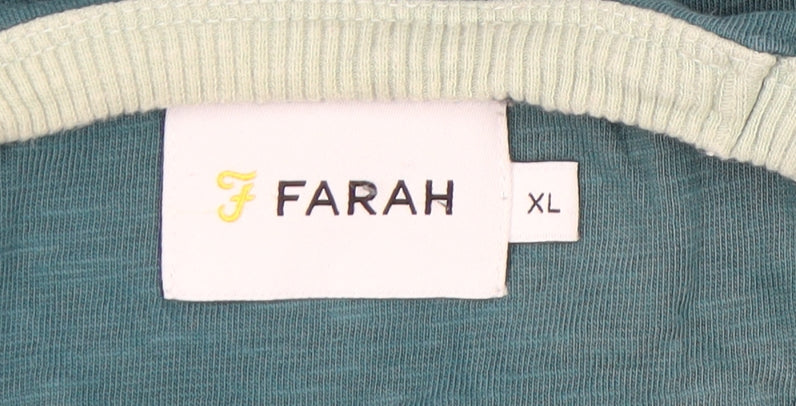 Farah Men’s Green XL Crew Neck T-Shirt