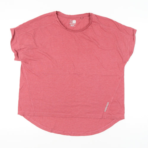 Karrimor Women’s Red Cotton Blend T-Shirt, Size 16